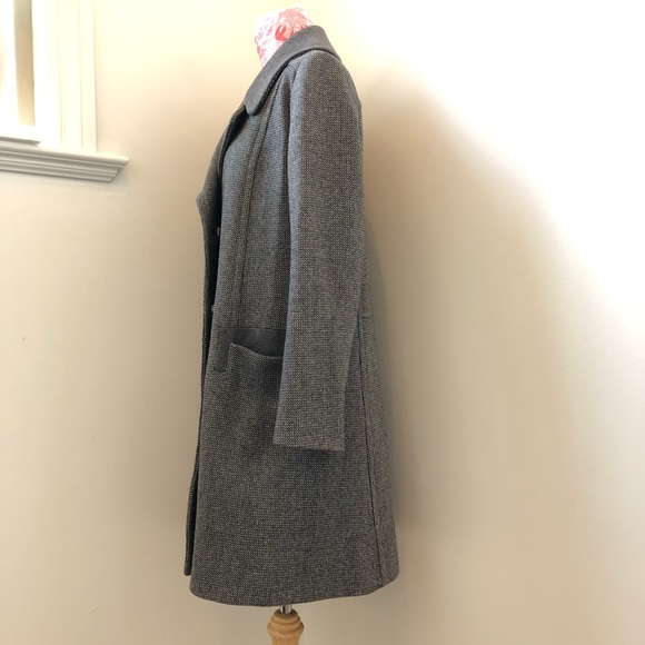 Women’s French Connection Grey Wool Coat, US 0 - Picture 2 of 6